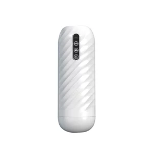 Masturbador Automático Masculino LX3106 Branco Vista Frontal