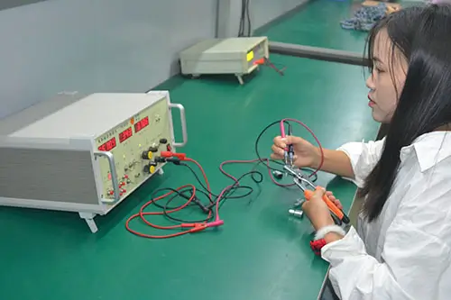 Testing motors before vibrators production