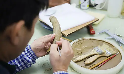 Phallosculpting of dildo toys in our factory